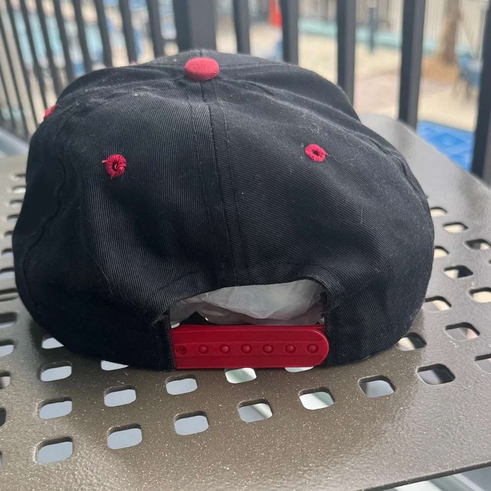 NFL embroidered Buccaneers Black and Red baseball game day Hat